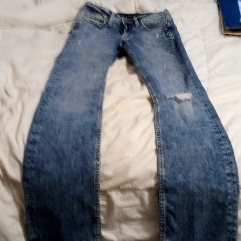 Silver jeans